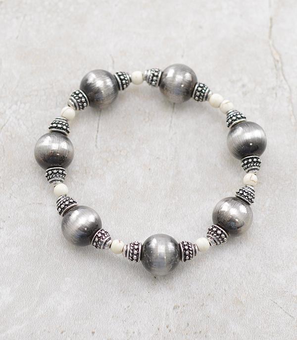 BRACELETS :: STRETCH-BEAD :: Wholesale Western Navajo Pearl Bracelet