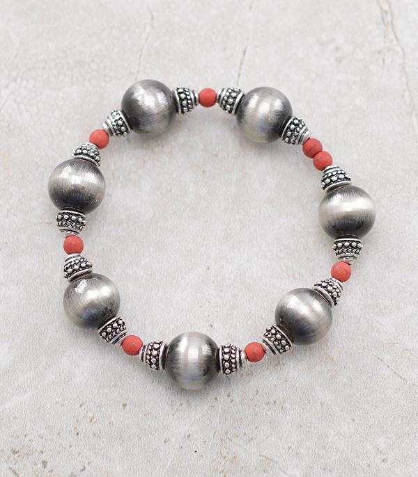 BRACELETS :: STRETCH-BEAD :: Wholesale Western Navajo Pearl Bracelet