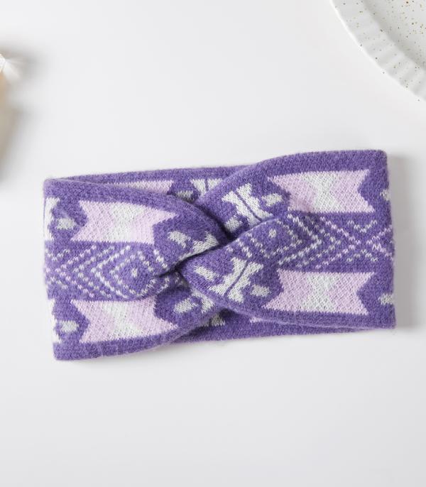 New Arrival :: Wholesale Aztec Pattern Cold Weather Headband