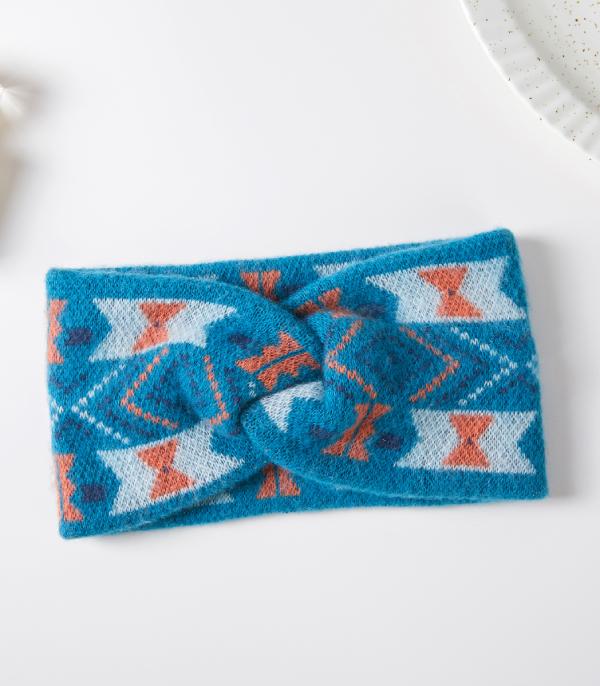 New Arrival :: Wholesale Aztec Pattern Cold Weather Headband