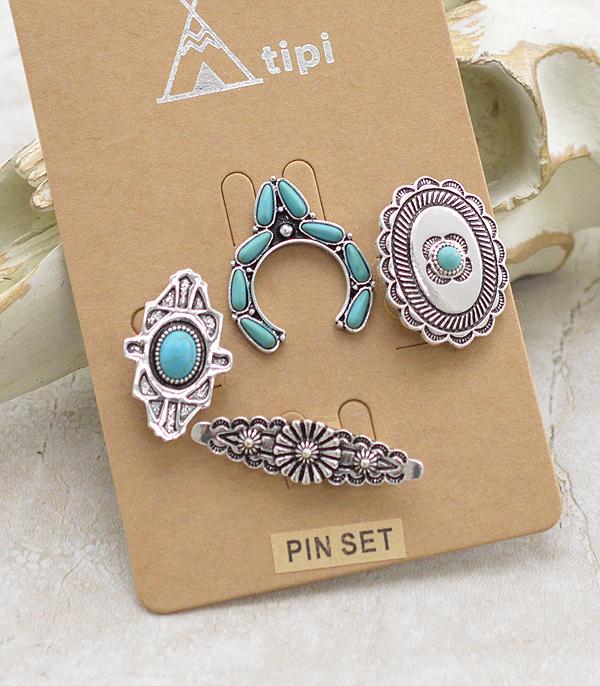 HATS I HAIR ACC :: HEADBANDI HAIR ACC :: Wholesale Western Pin Set