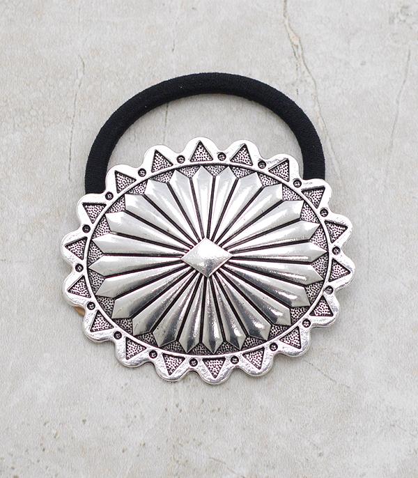 HATS I HAIR ACC :: HEADBANDI HAIR ACC :: Wholesale Tipi Brand Western Concho Hair Tie