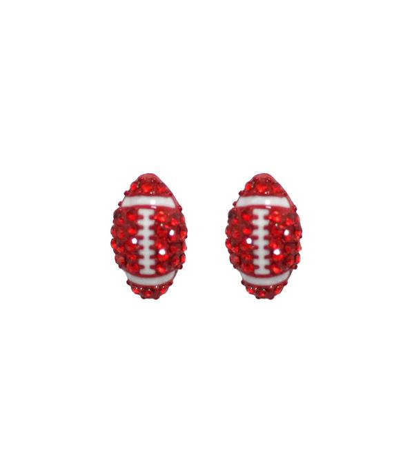 SPORTS THEME :: Wholesale Game Day Football Earrings