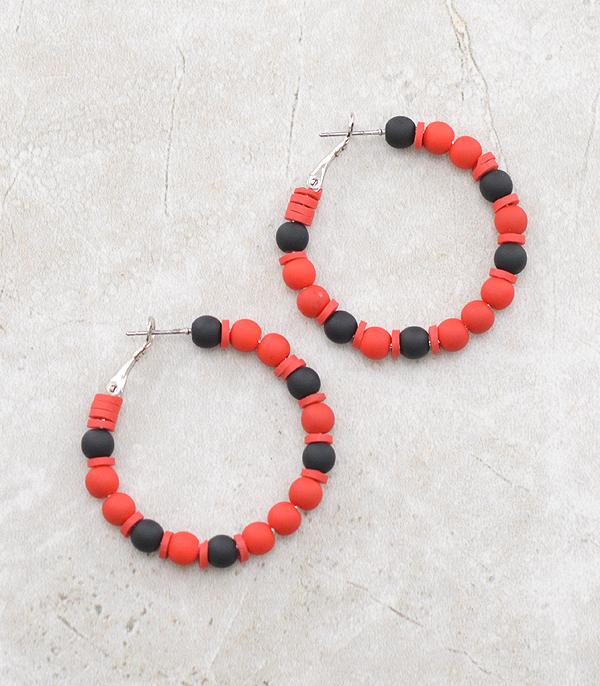 <font color=PURPLE>GAMEDAY</font> :: Wholesale Game Day Hoop Earrings