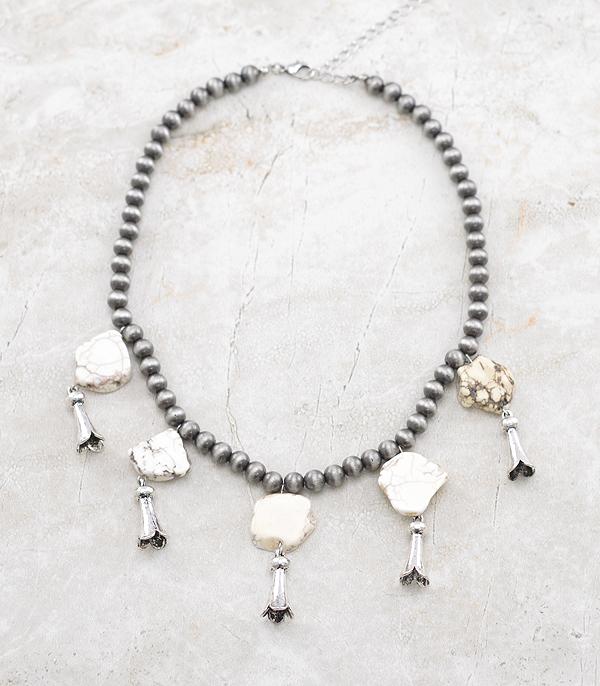 New Arrival :: Wholesale Western Stone Navajo Pearl Necklace