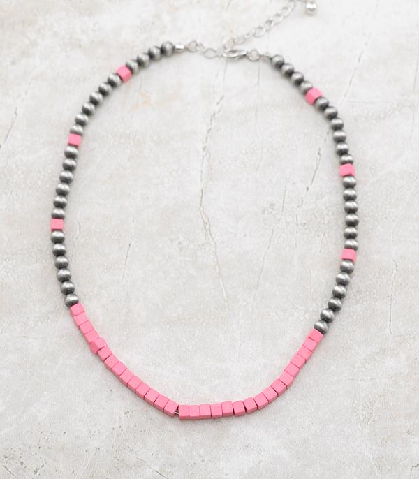 New Arrival :: Wholesale Western Navajo Pearl Bead Necklace