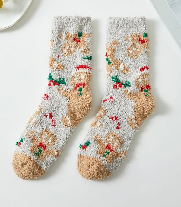 GLOVES I SOCKS :: Wholesale Soft Cozy Christmas Socks