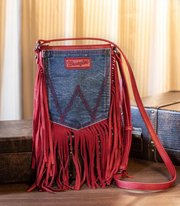 New Arrival :: Wholesale Montana West Wrangler Fringe Crossbody 