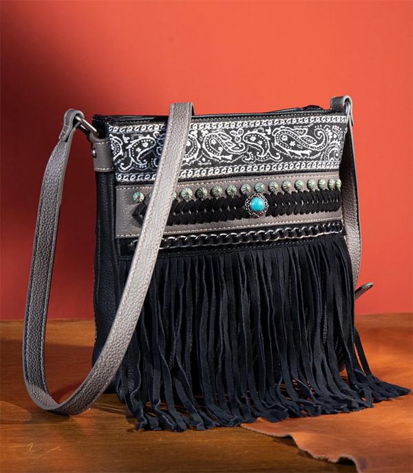 Fire Wave Fringe Crossbody Clutch, Turquoise | Wholesale Accessory Market