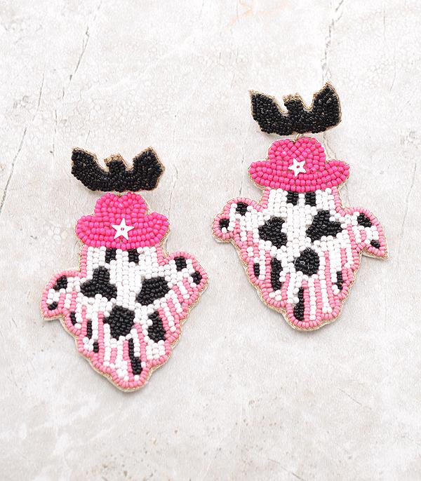 New Arrival :: Wholesale Seed Bead Boohaw Ghost Earrings