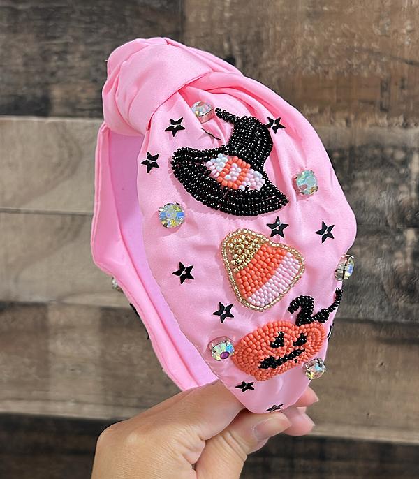 New Arrival :: Wholesale Beaded Halloween Knot Headband