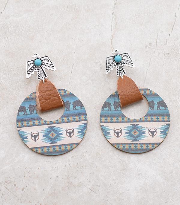 New Arrival :: Wholesale Western Aztec Thunderbird Earrings