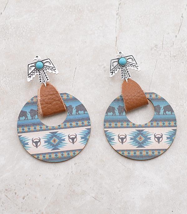 EARRINGS :: WESTERN POST EARRINGS :: Wholesale Western Aztec Thunderbird Earrings