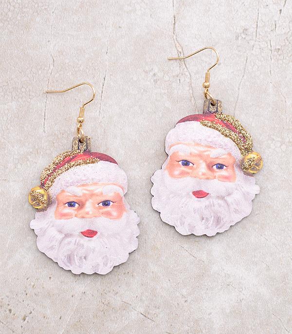New Arrival :: Wholesale Vintage Santa Christmas Earrings