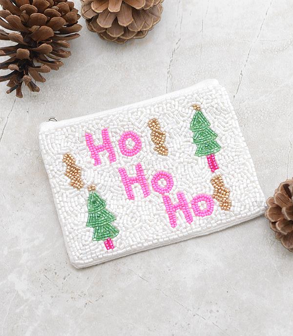 <font color=GREEN>HOLIDAYS</font> :: JEWELRY I BAGS :: Wholesale Christmas Beaded Coin Purse