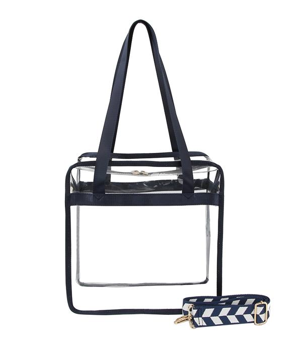 New Arrival :: Wholesale Game Day Clear Tote Bag