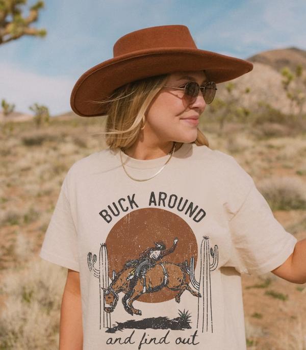 New Arrival :: Wholesale Comfort Colors Buck Around Find Out Tee