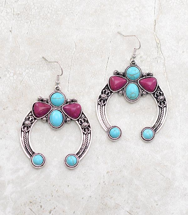 New Arrival :: Wholesale Western Squash Blossom Earrings