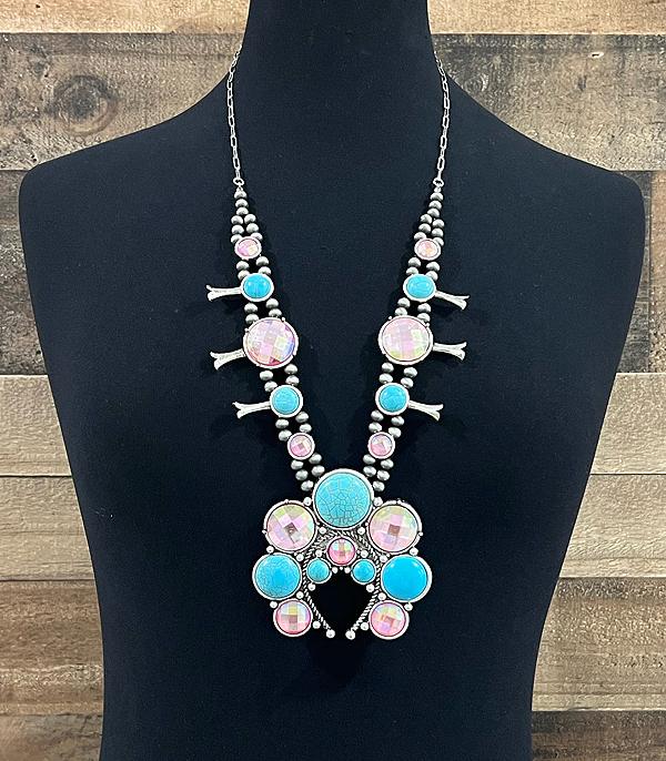New Arrival :: Wholesale Western Squash Blossom Necklace