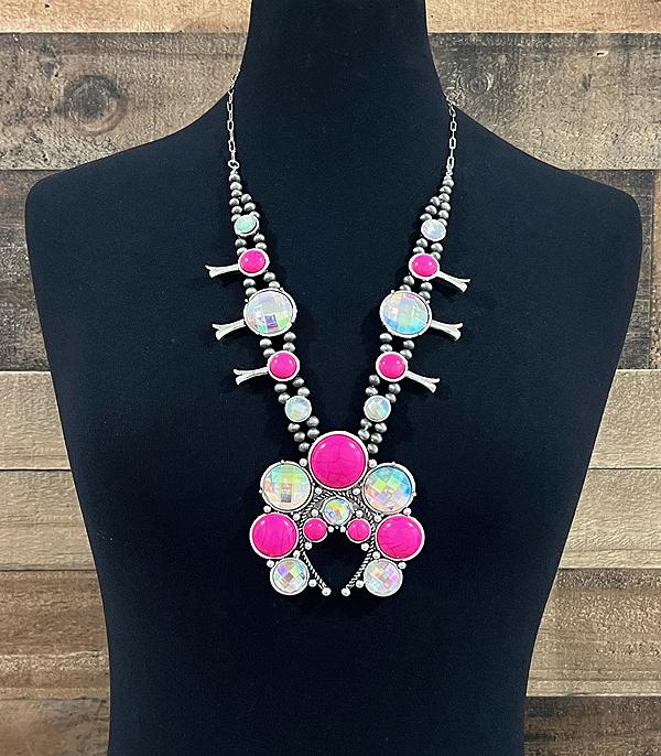 New Arrival :: Wholesale Western Squash Blossom Necklace