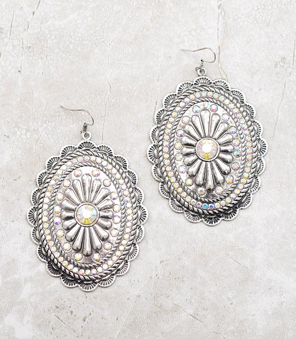 New Arrival :: Wholesale Western Concho Earrings