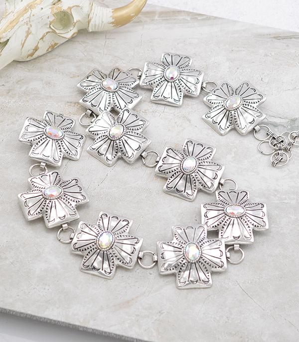 BELTS I SUNGLASSES :: BELTS :: Wholesale Western Cross Concho Belt