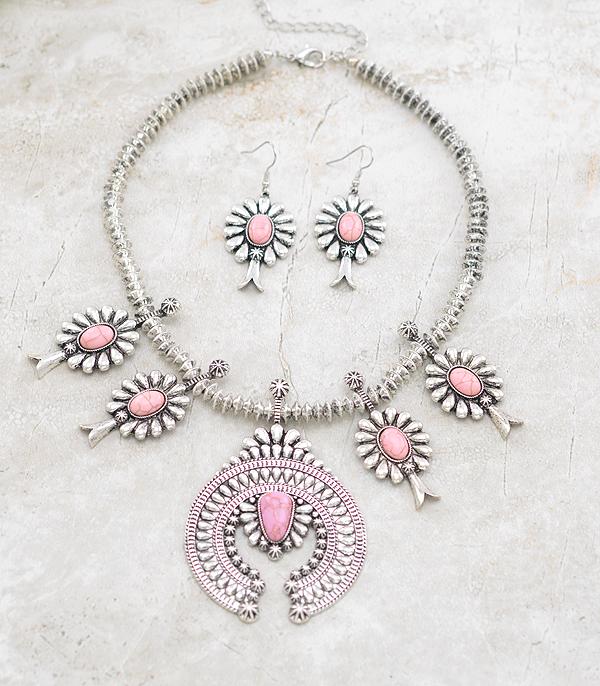 New Arrival :: Wholesale Western Squash Blossom Necklace