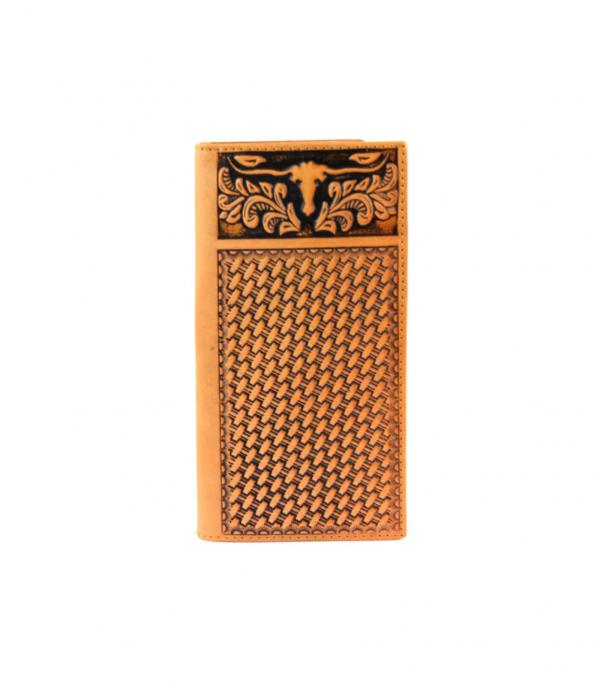 New Arrival :: Wholesale Montana West Longhorn Leather Wallet