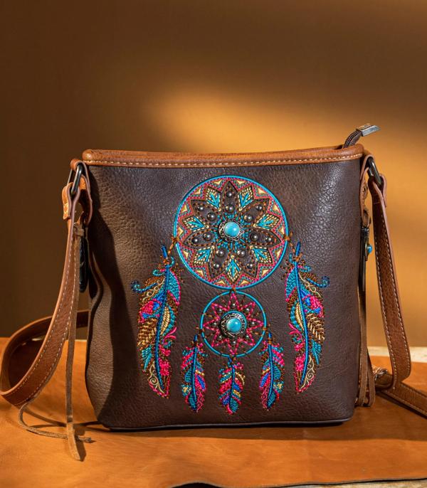 New Arrival :: Wholesale Montana West Dream Catcher Crossbody
