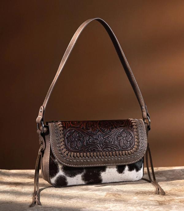 New Arrival :: Wholesale Trinity Ranch Cowhide Tooled Bag