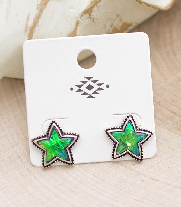 EARRINGS :: POST EARRINGS :: Wholesale Western Star Earrings