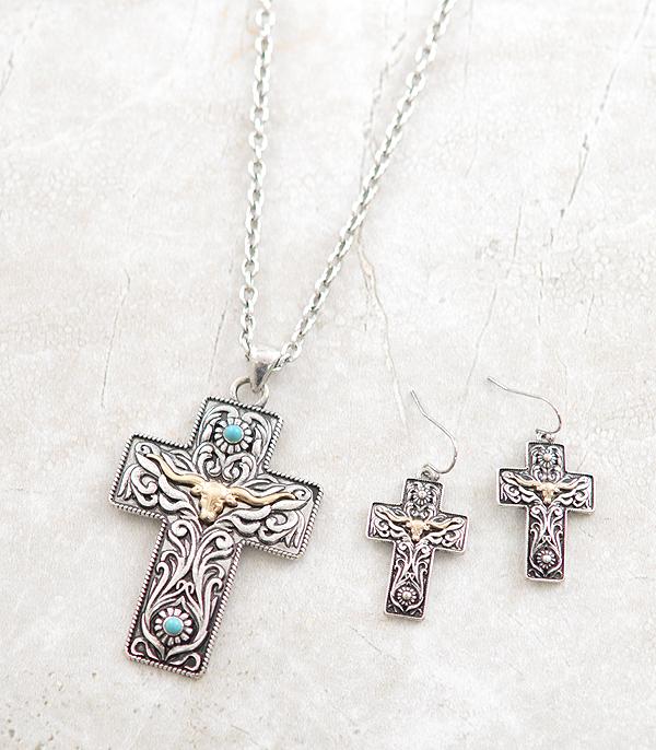 WHAT'S NEW :: Wholesale Western Cross Pendant Necklace Set