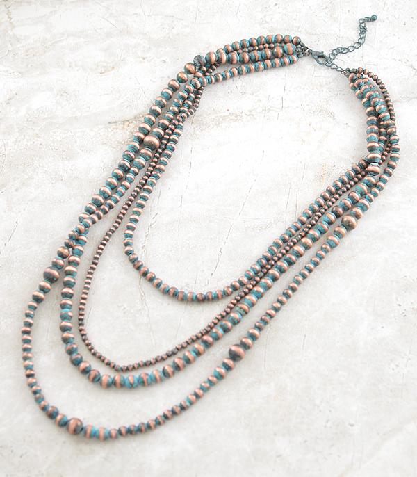 NECKLACES :: WESTERN LONG NECKLACES :: Wholesale Western Navajo Pearl Bead Necklace