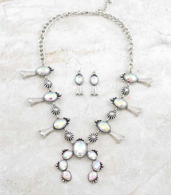 NECKLACES :: WESTERN SQUASH    BLOSSOM :: Wholesale Western Squash Blossom Necklace Set