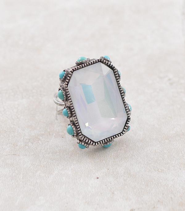 RINGS :: Wholesale Western Glam Stone Ring