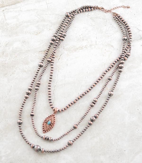 NECKLACES :: WESTERN LONG NECKLACES :: Wholesale Concho Pendant Navajo Necklace