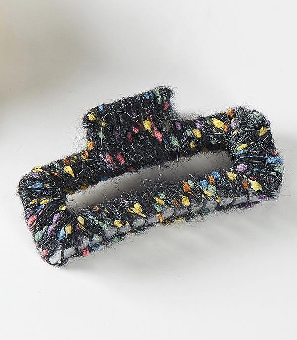 <font color=black>SALE ITEMS</font> :: HAT | HAIR ACCESSORIES :: Wholesale Multi Color Thread Hair Claw Clip