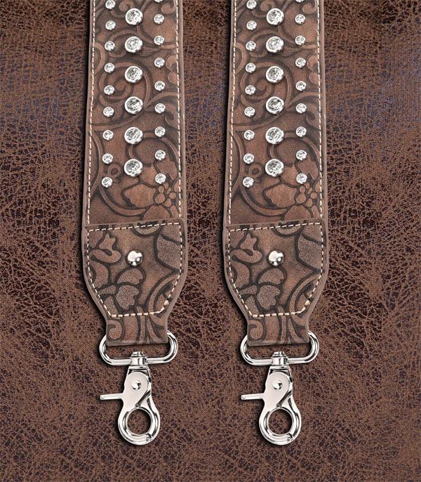 MONTANAWEST BAGS :: MENS WALLETS I SMALL ACCESSORIES :: Wholesale Montana West Rhinestone Purse Strap