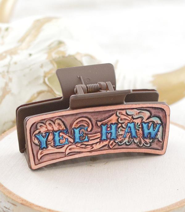New Arrival :: Wholesale Western Yee Haw Hair Claw Clip