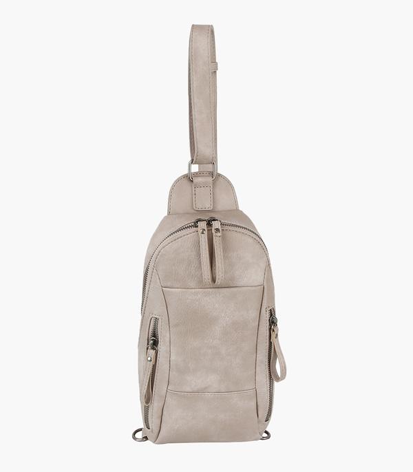 HANDBAGS :: FASHION :: Wholesale Vegan Leather Sling Bag