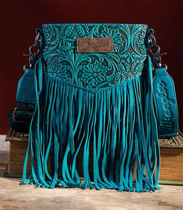 New Arrival :: Wholesale Wrangler Vintage Floral Fringe Crossbody