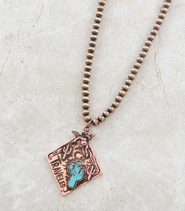 NECKLACES :: WESTERN TREND :: Wholesale Cactus Navajo Pearl Necklace