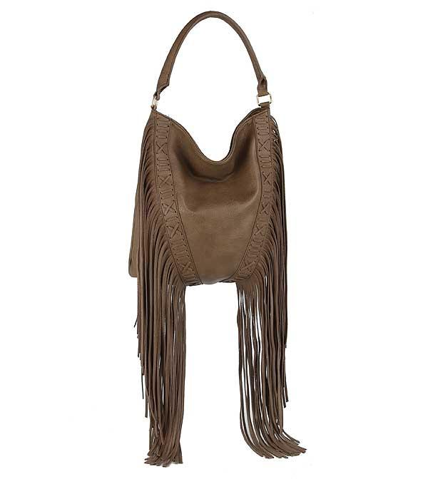 HANDBAGS :: FASHION :: Wholesale Vegan Leather Boho Fringe Purse