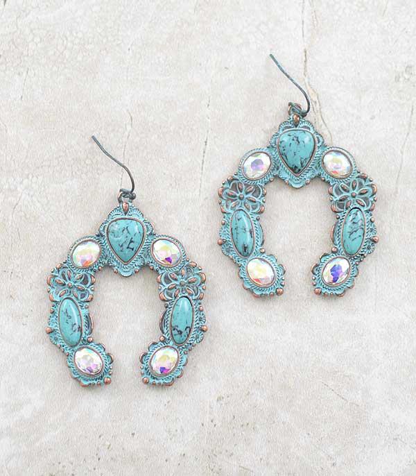 New Arrival :: Wholesale Squash Blossom Dangle Earrings