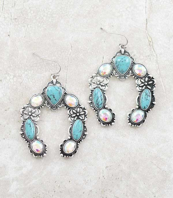 New Arrival :: Wholesale Western Squash Blossom Earrings