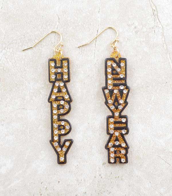 <font color=GREEN>HOLIDAYS</font> :: Wholesale New Year Glitter Earrings
