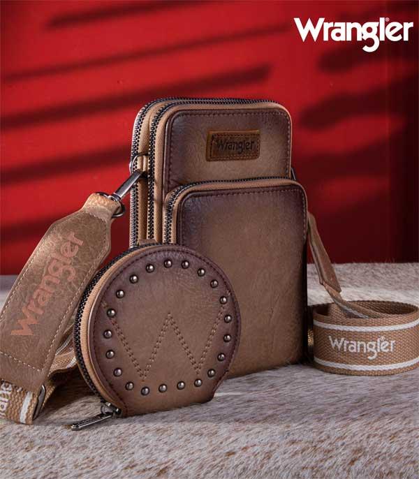 MONTANAWEST BAGS :: CROSSBODY BAGS :: Wholesale Wrangler Phone Crossbody Bag