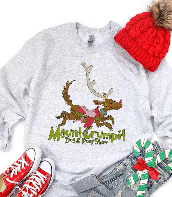 <font color=GREEN>HOLIDAYS</font> :: GRAPHIC TEES :: Wholesale Western Christmas Vintage Sweatshirt