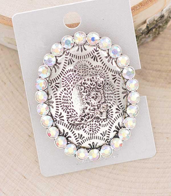 PHONE ACCESSORIES :: Wholesale Western Rhinestone Concho Phone Grip