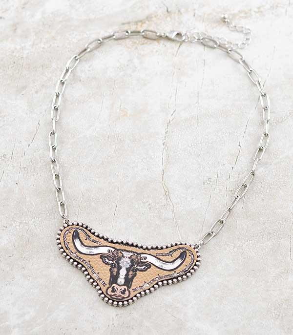 WHAT'S NEW :: Wholesale Western Longhorn Cow Necklace